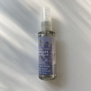 Bath & Body Works Hand Sanitizer Spray Antibacterial 1 oz Mini Lavender Vanilla